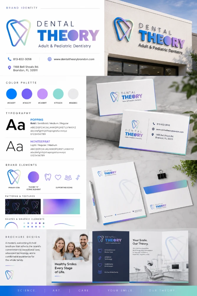 Dental Theory brand identity