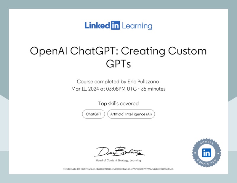 Certification