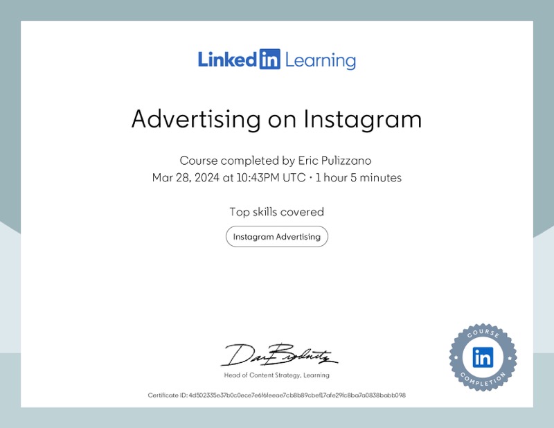 Certification