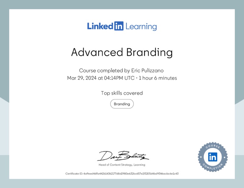 Certification