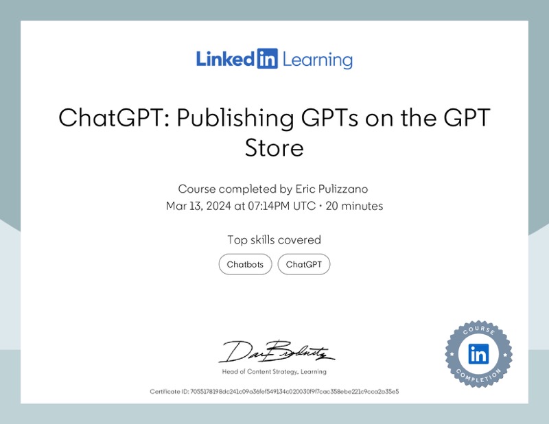 Certification