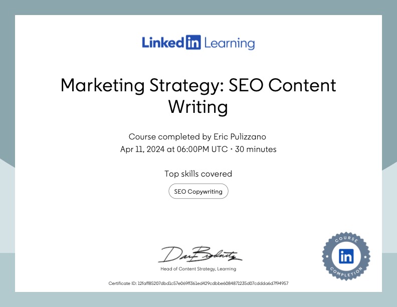 Marketing Strategy SEO Content Writing
