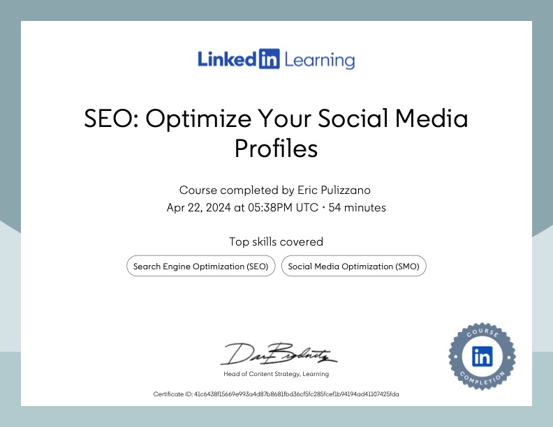 SEO Optimize Your Social Media Profiles
