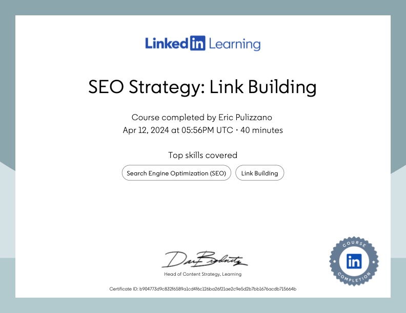 SEO Strategy Link Building