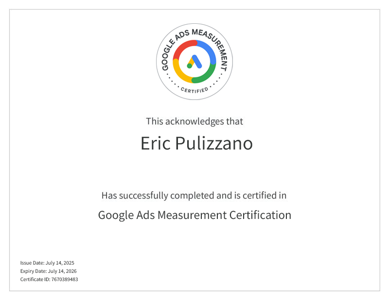 Google Ads Measurement Certification