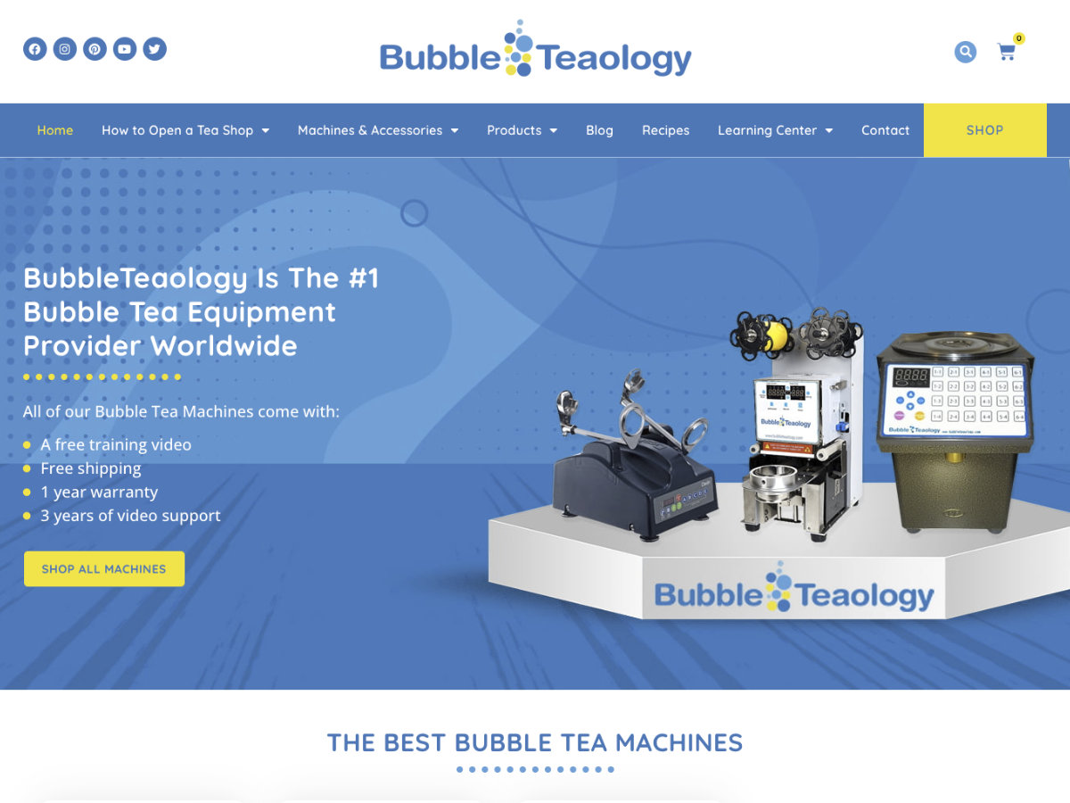 Bubble Tea Equipment Supplier