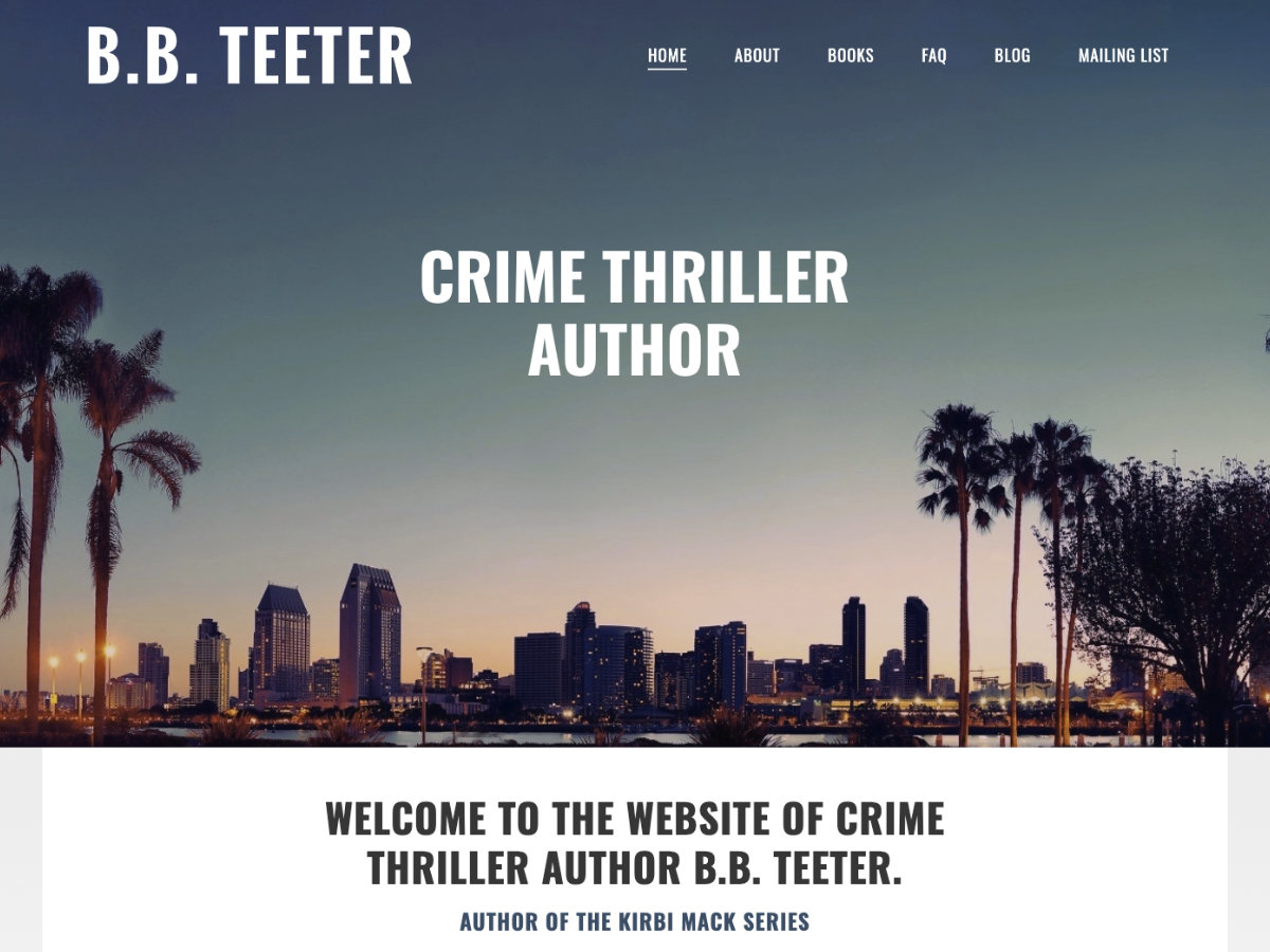 Crime Thriller Author