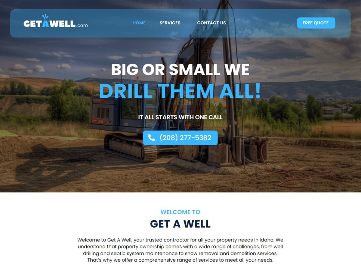 Get A Well — Drilling