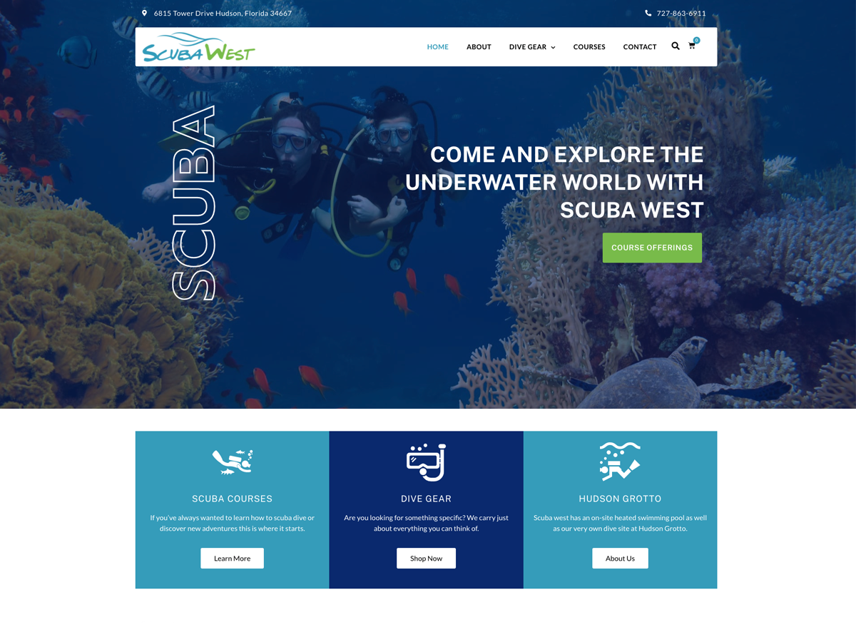 Scuba West — Courses