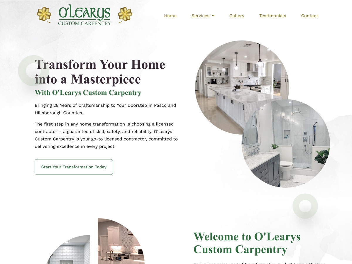 O'Learys — Custom Carpentry