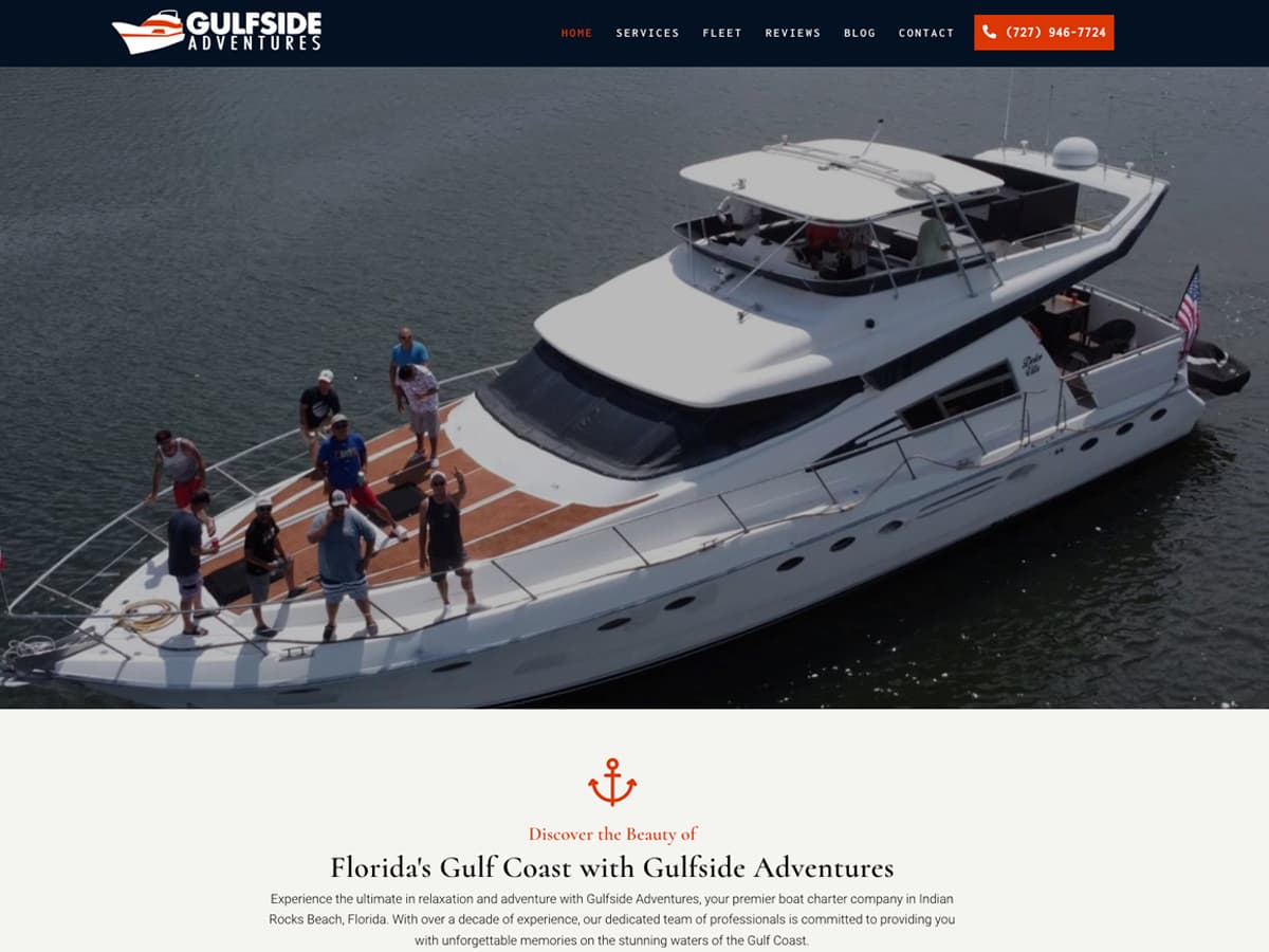 Gulfside Adventures — Yacht Rental