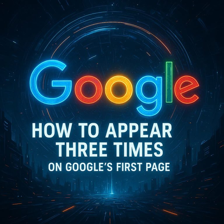 How to Appear Three Times on Google's First Page