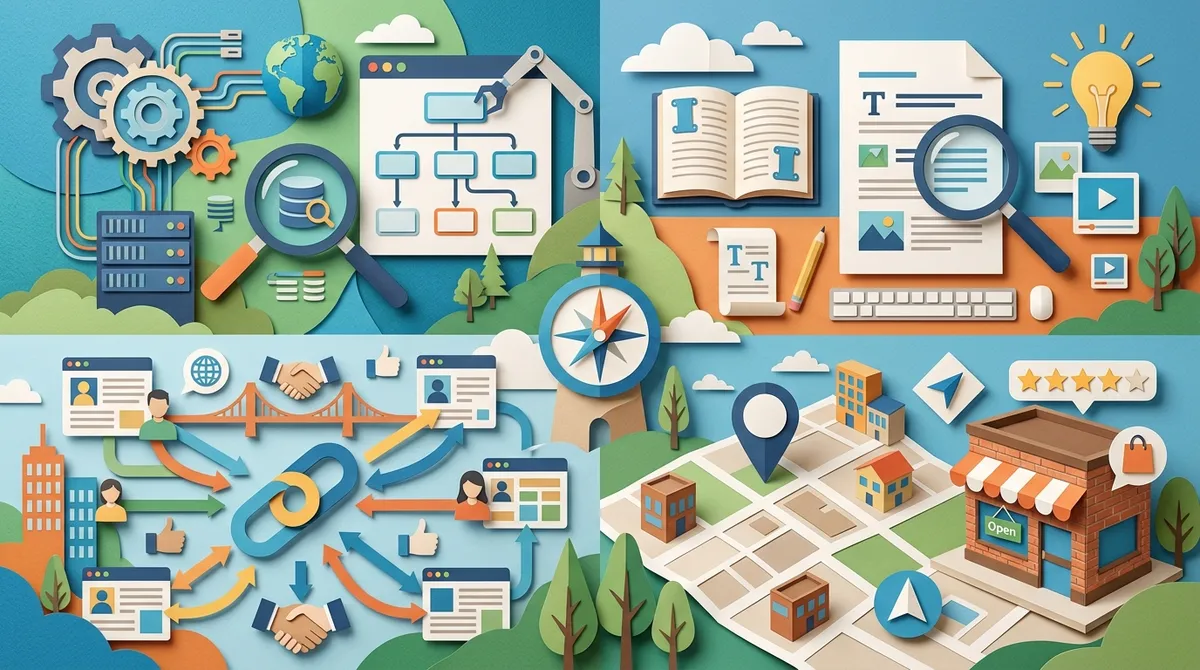 what are the 4 types of seo